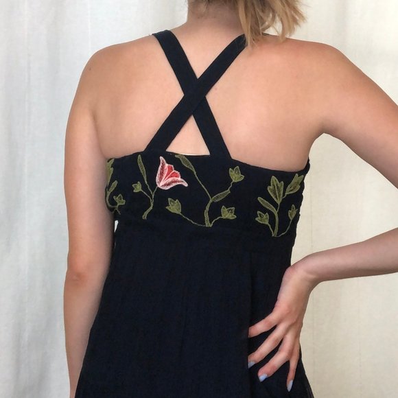 Embroidered Maxi Dress (New With Tag) - Picture 3 of 8